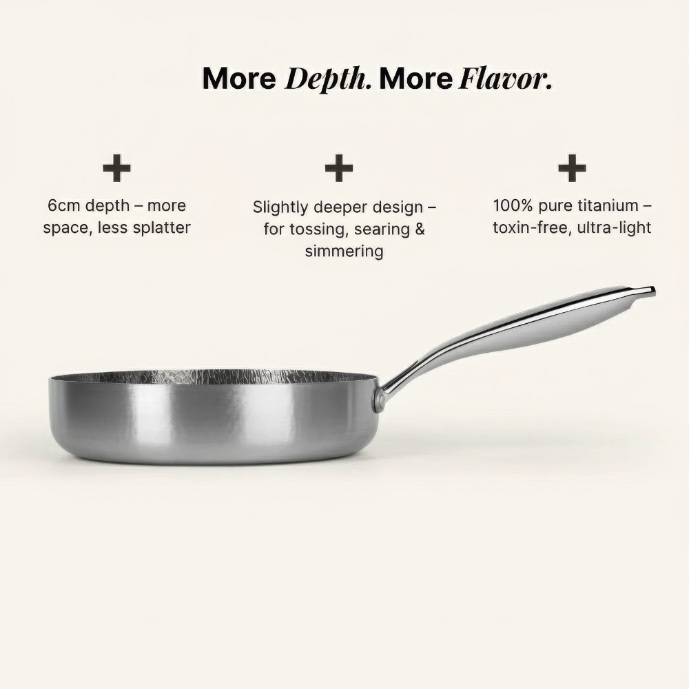 Hammered Titanium Cookware Set