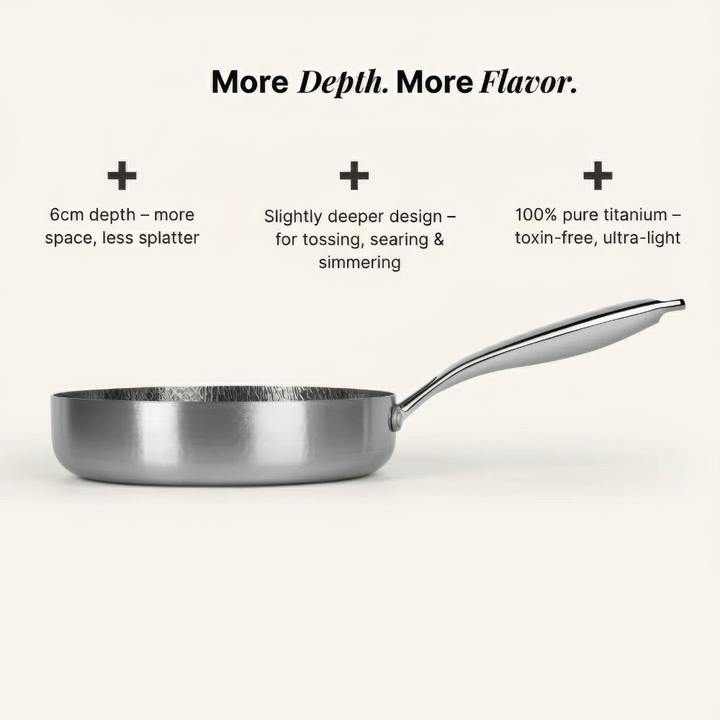 Hammered Titanium Cookware Set