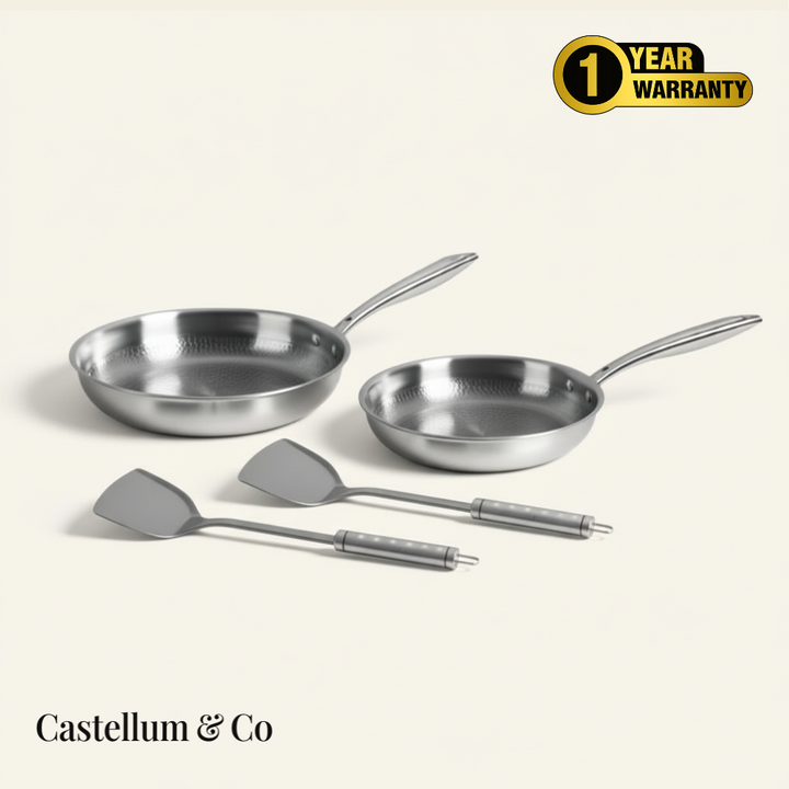 Titanium Hammered Pan Pro Duo Set