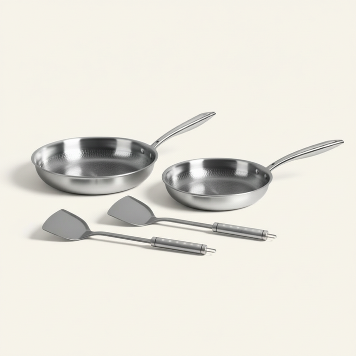 Titanium Hammered Pan Pro Duo Set