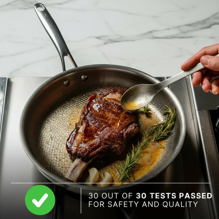 Hammered Titanium Pan